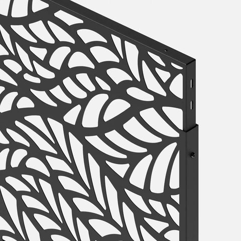 corten flowleaf privacy screen set