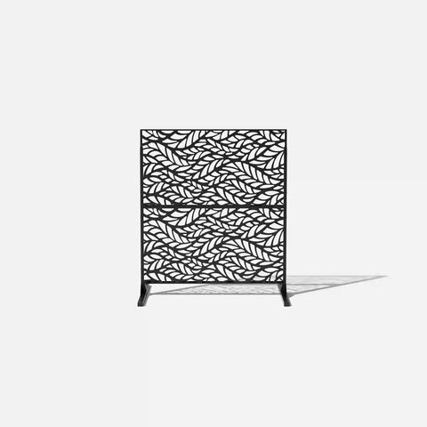 corten flowleaf privacy screen set