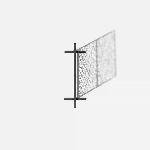 corten flowleaf privacy screen set