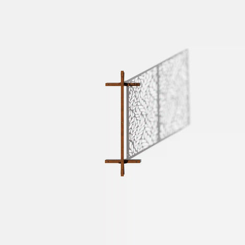 corten flowleaf privacy screen set