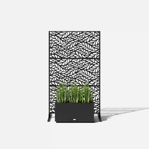 corten flowleaf privacy screen set