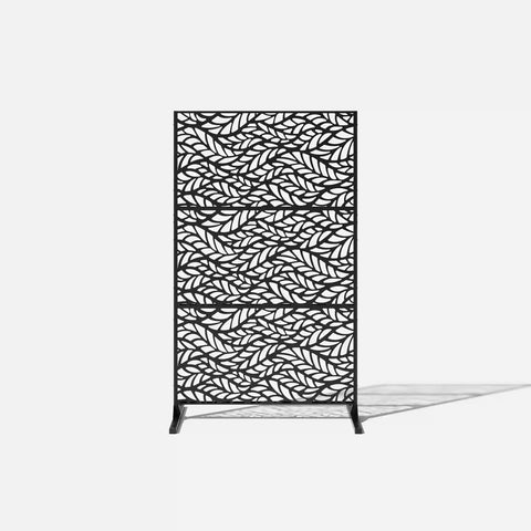 corten flowleaf privacy screen set