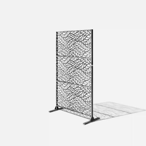 corten flowleaf privacy screen set