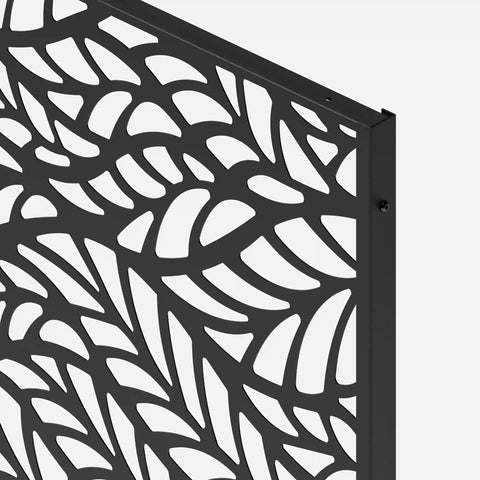 corten flowleaf privacy screen set
