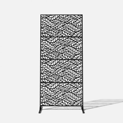 corten flowleaf privacy screen set