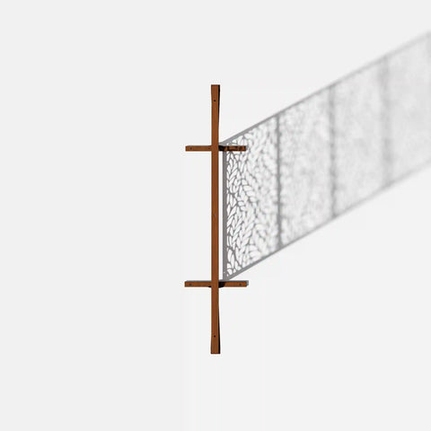 corten flowleaf privacy screen set