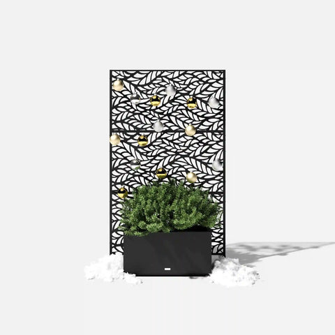 corten flowleaf privacy screen set